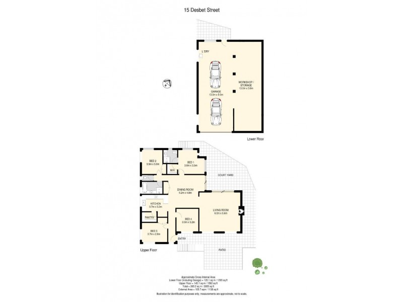 15 Desbet Street, The Gap QLD 4061 Floorplan