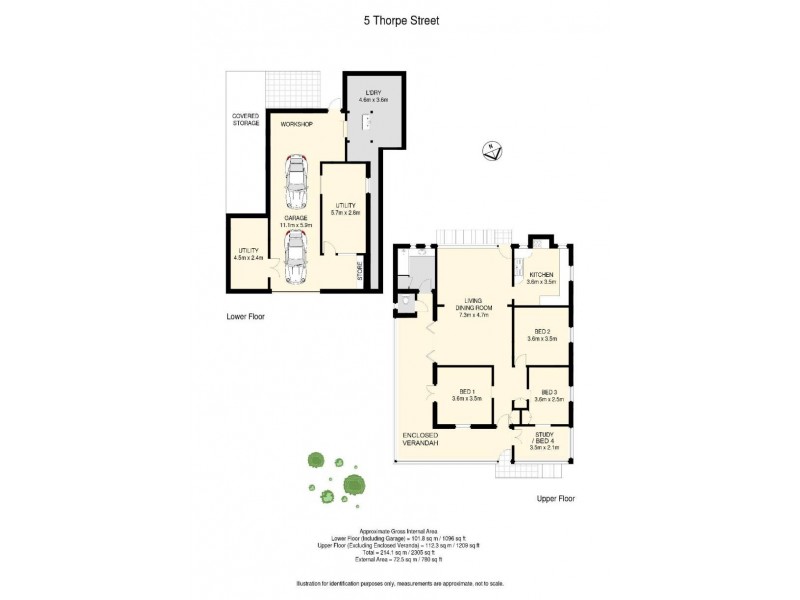 5 Thorpe Street, Toowong QLD 4066 Floorplan