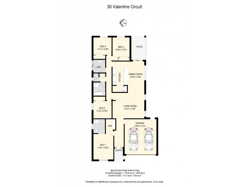 30 Valentine Circuit, Augustine Heights QLD 4300 Floorplan