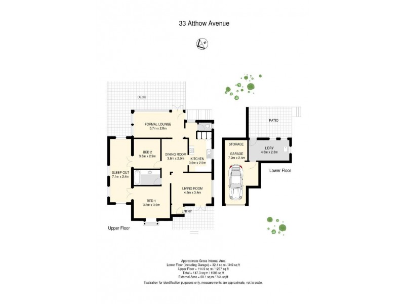 33 Atthow Avenue, Ashgrove QLD 4060 Floorplan