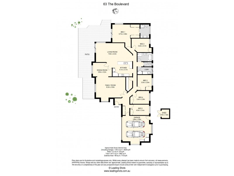 63 The Boulevard, Albany Creek QLD 4035 Floorplan