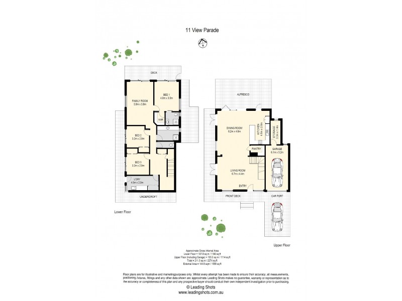 11 View Parade, Ashgrove QLD 4060 Floorplan