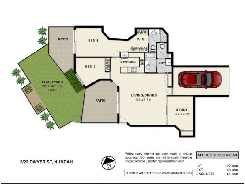 2/23 Dwyer Street, Nundah QLD 4012 Floorplan