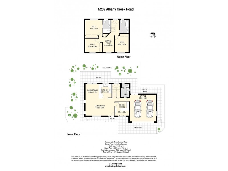 1/259 Albany Creek Road, Bridgeman Downs QLD 4035 Floorplan