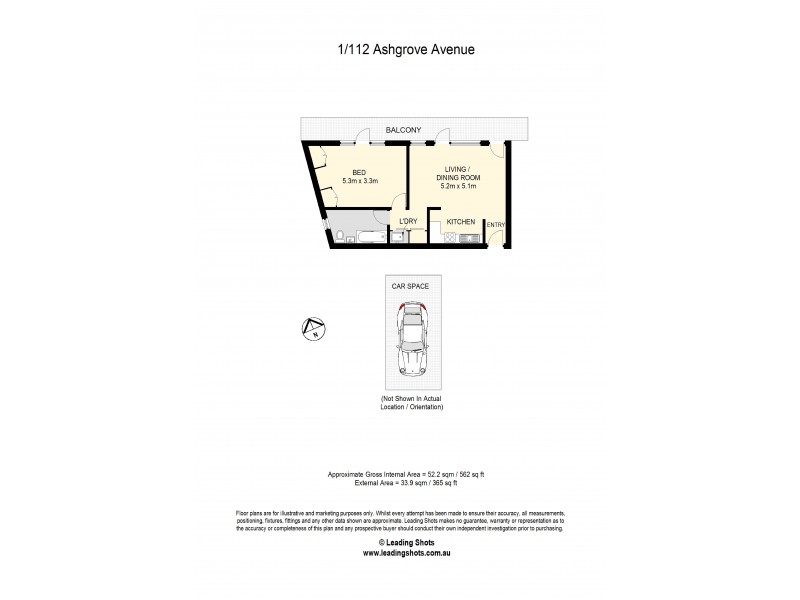 1/112 Ashgrove Avenue, Ashgrove QLD 4060 Floorplan