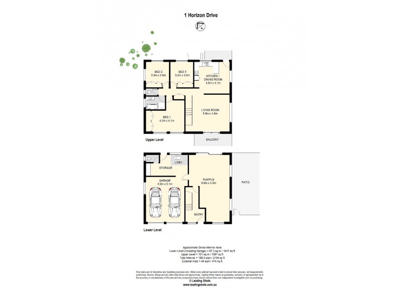 1 Horizon Drive, Jamboree Heights QLD 4074 Floorplan