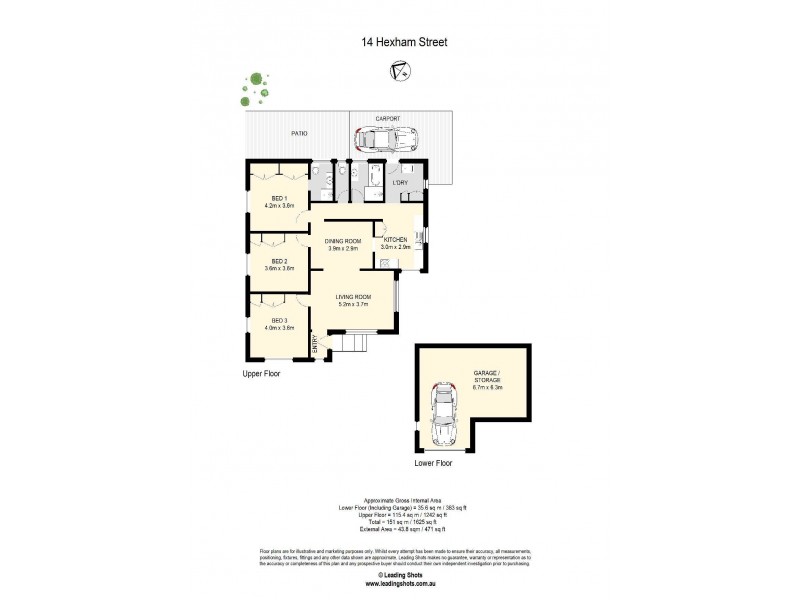14 Hexham Street, Tarragindi QLD 4121 Floorplan