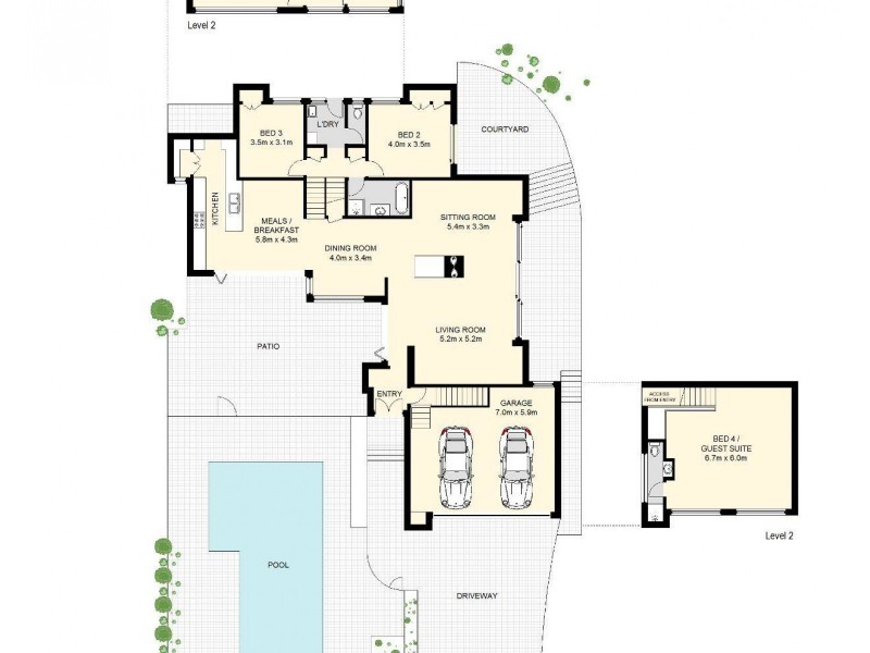 102 Carinya Street, Indooroopilly QLD 4068 Floorplan