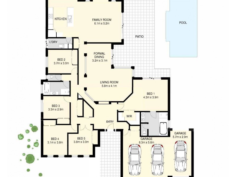 11 Greygum Place, Anstead QLD 4070 Floorplan