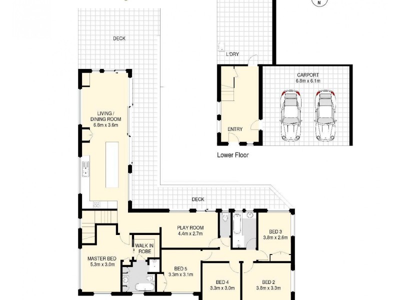 91 Coronation Street, Bardon QLD 4065 Floorplan