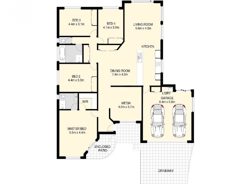 162 Beaufort Crescent, Moggill QLD 4070 Floorplan