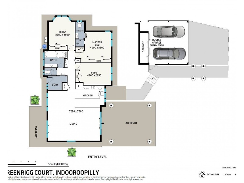 3 Greenrigg Court, Indooroopilly QLD 4068 Floorplan