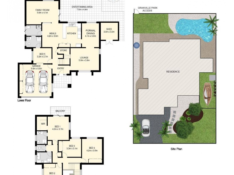 42 Melaleuca Crescent, Rothwell QLD 4022 Floorplan