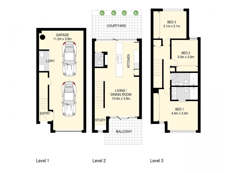 1/6 Fulcher Road, Ashgrove QLD 4060 Floorplan