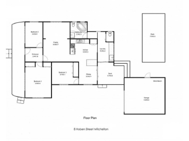 8 Hoben Street, Mitchelton QLD 4053 Floorplan