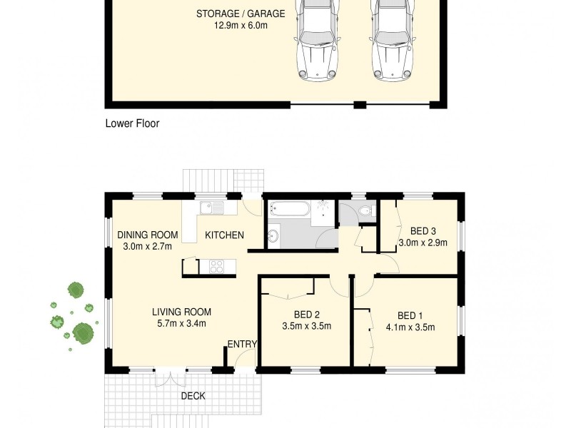 121 Northmore Street, Mitchelton QLD 4053 Floorplan