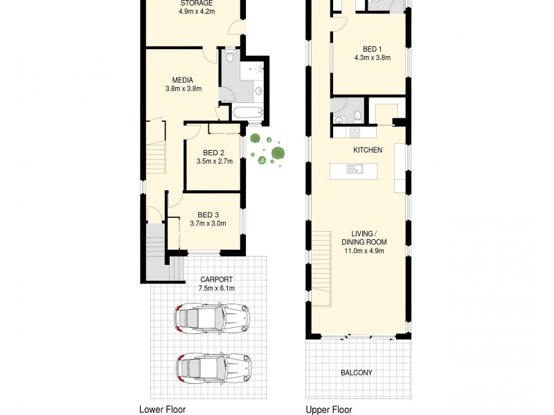 72 Lorward Avenue, Bardon QLD 4065 Floorplan