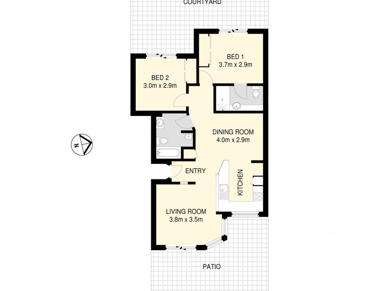 5/41 Rossiter Parade, Hamilton QLD 4007 Floorplan