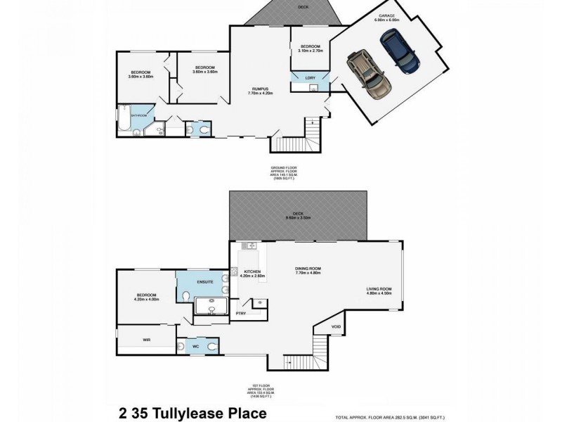 House 2/35 Tullylease Place, Chermside West QLD 4032 Floorplan