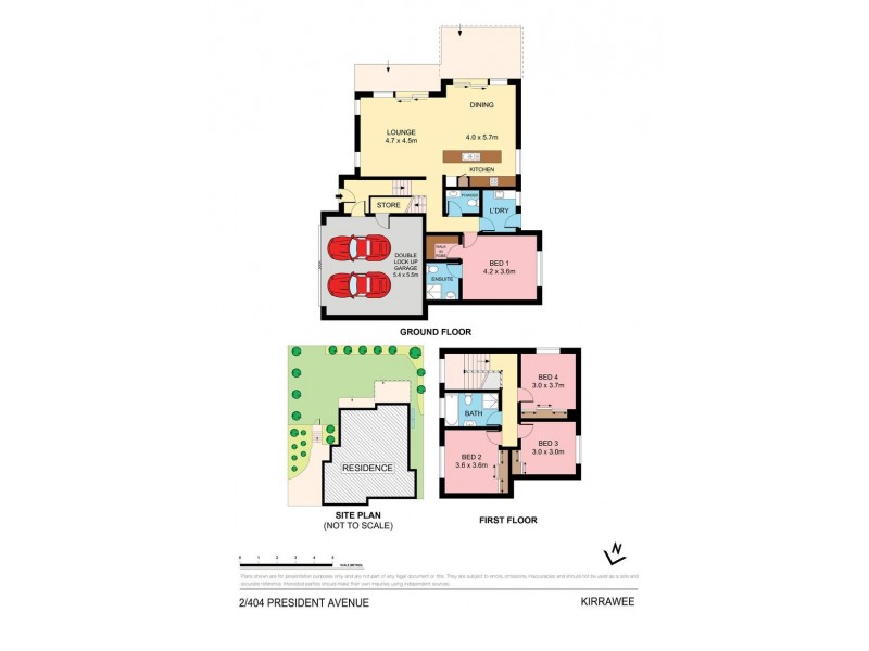 2/404 President Avenue, Kirrawee NSW 2232 Floorplan