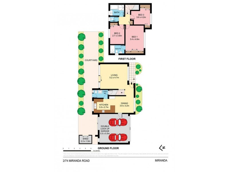 2/74 Miranda Road, Miranda NSW 2228 Floorplan