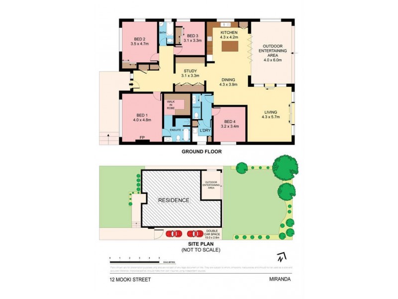 12 Mooki Street, Miranda NSW 2228 Floorplan