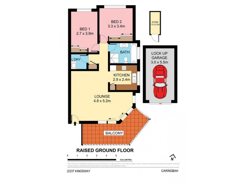 2/237 Kingsway, Caringbah NSW 2229 Floorplan
