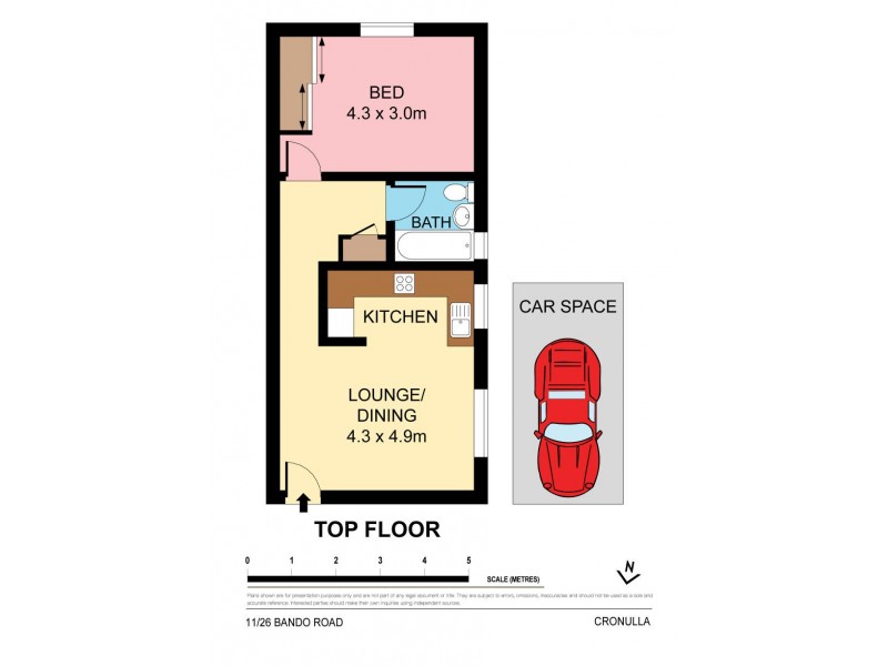 11/26 Bando Road, Cronulla NSW 2230 Floorplan