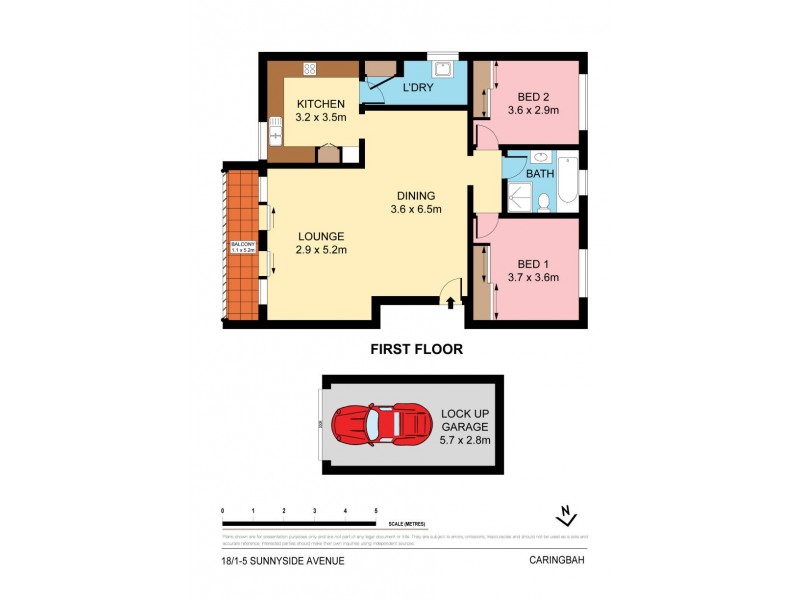 19/1 Sunnyside Avenue, Caringbah NSW 2229 Floorplan