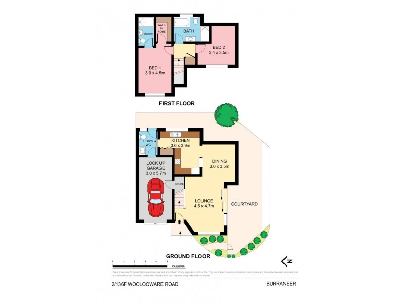 2/136F Woolooware Road, Burraneer NSW 2230 Floorplan