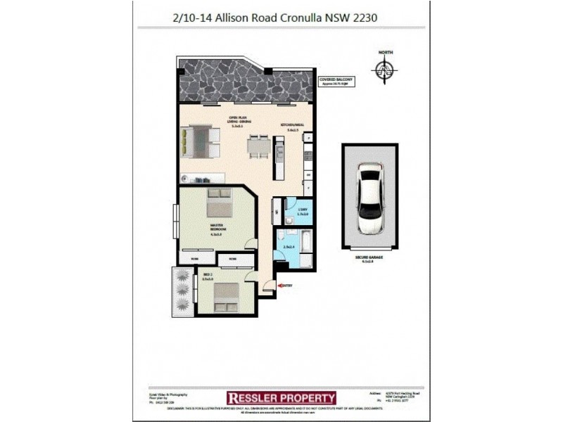2/10 Allison Road, Cronulla NSW 2230 Floorplan