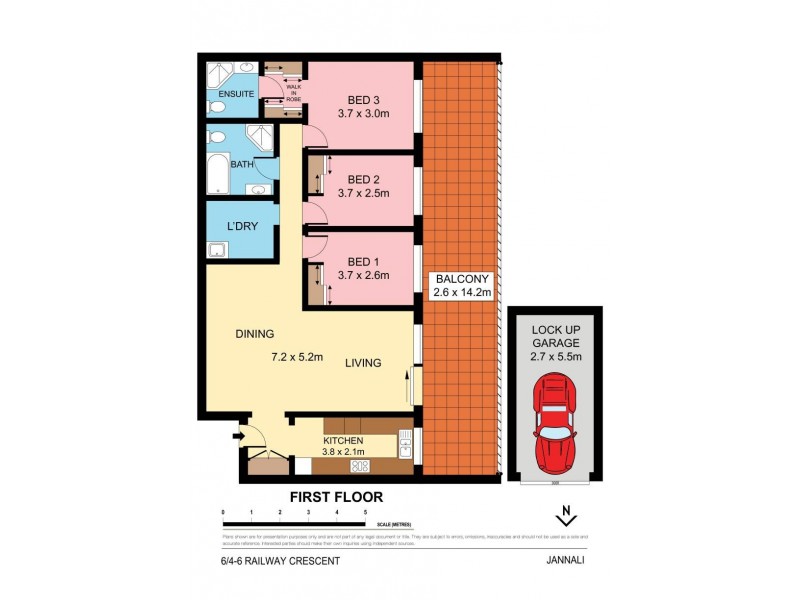 6/4 Railway Crescent, Jannali NSW 2226 Floorplan