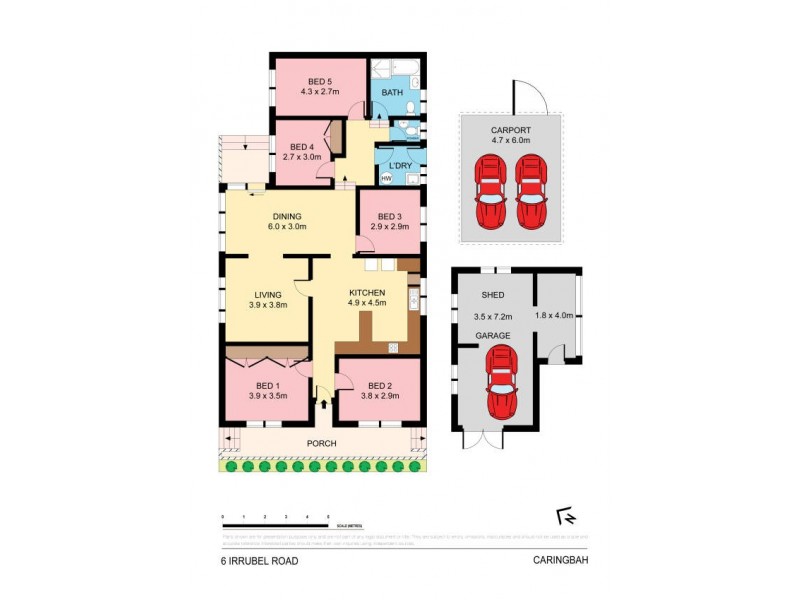 6 Irrubel Road, Caringbah NSW 2229 Floorplan