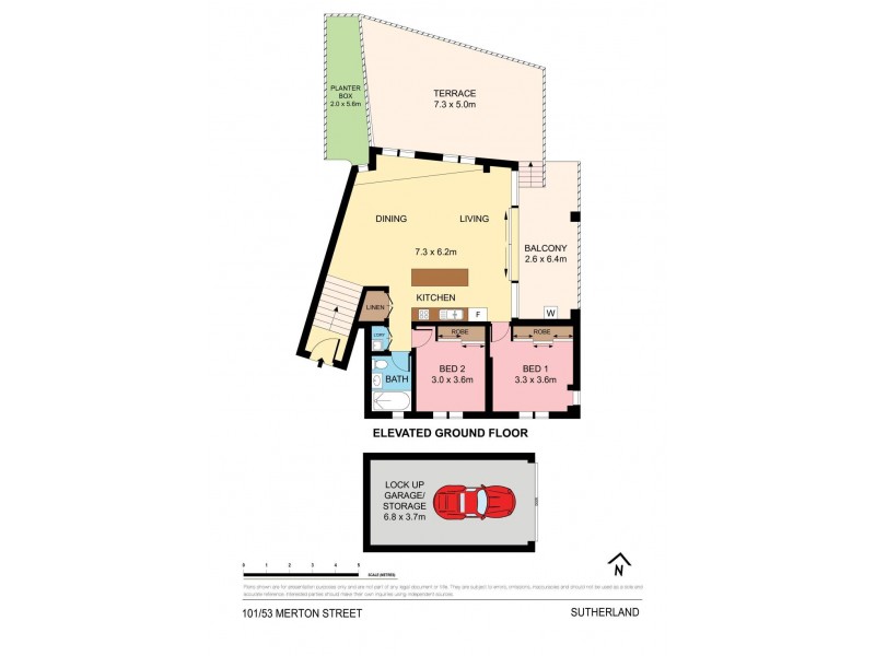 101/53 Merton Street, Sutherland NSW 2232 Floorplan