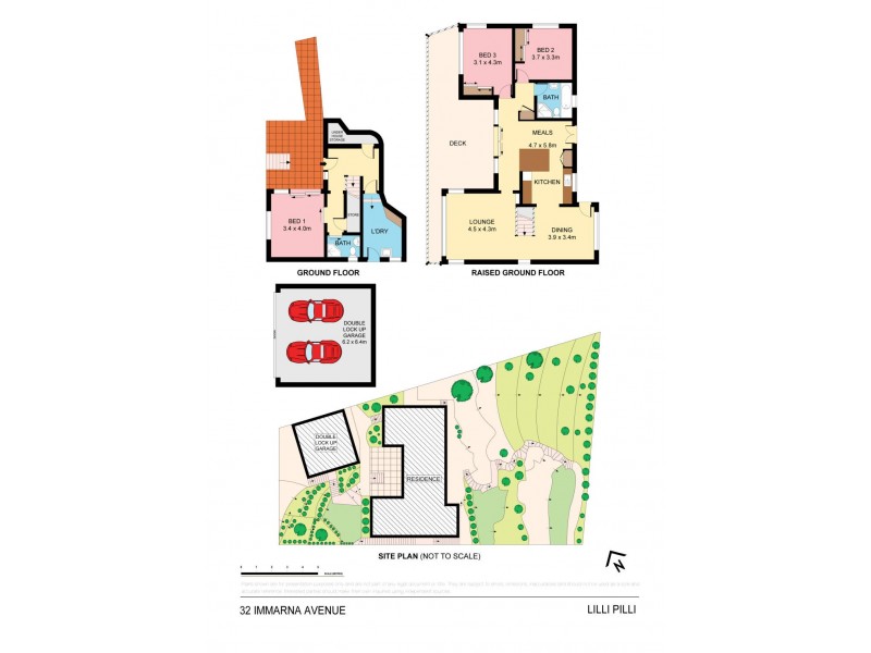 32 Immarna Avenue, Lilli Pilli NSW 2229 Floorplan