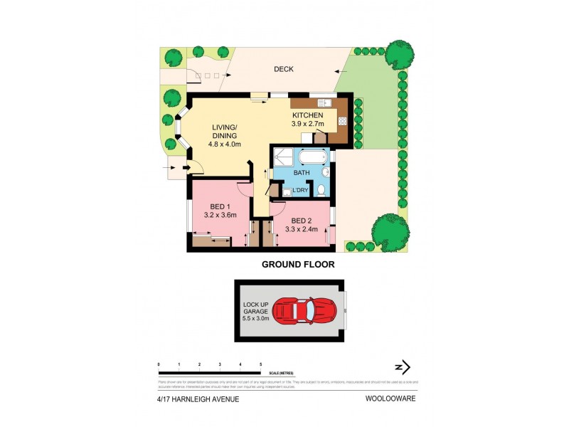 4/17 Harnleigh Avenue, Woolooware NSW 2230 Floorplan