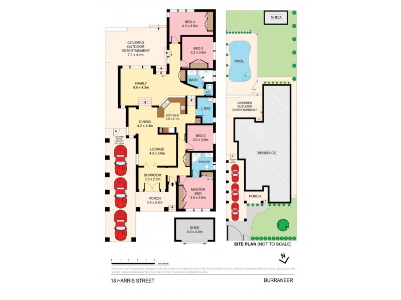 18 Harris Street, Burraneer NSW 2230 Floorplan