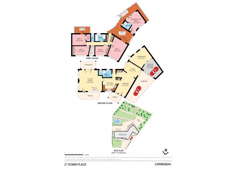 27 Robin Place, Caringbah NSW 2229 Floorplan