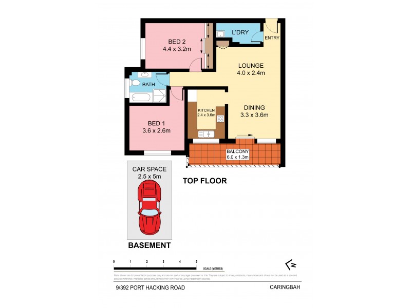9/392 Port Hacking Road, Caringbah NSW 2229 Floorplan