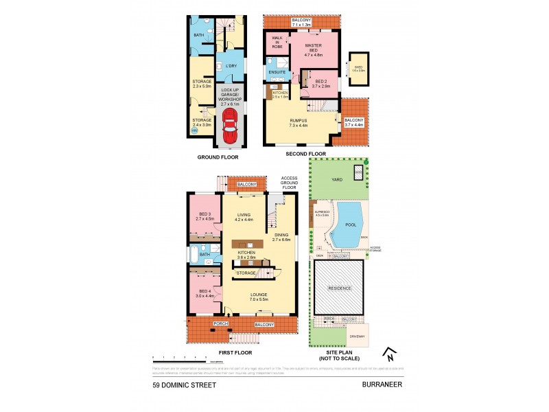 59 Dominic Street, Burraneer NSW 2230 Floorplan