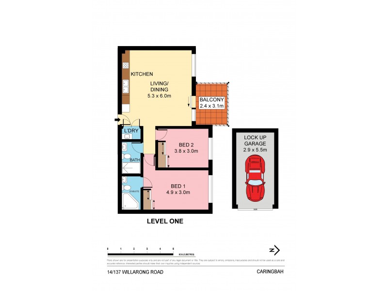 14/137 Willarong Road, Caringbah NSW 2229 Floorplan