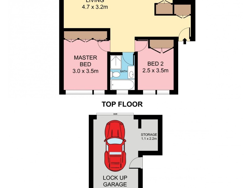 14/55 President Avenue, Caringbah NSW 2229 Floorplan