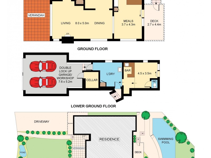 54 Turriell Point Road, Port Hacking NSW 2229 Floorplan