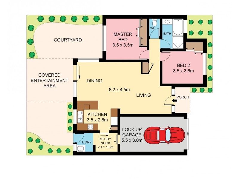 2/6 Nullaburra Road, Caringbah NSW 2229 Floorplan