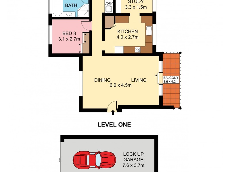 1/21 Searl Road, Cronulla NSW 2230 Floorplan