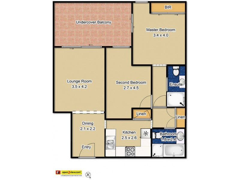 25/2-4 Fifth Avenue, Blacktown NSW 2148 Floorplan
