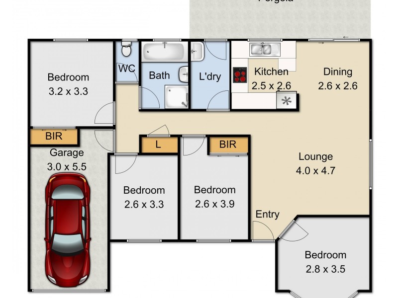 21 Glenview Grove, Glendenning NSW 2761 Floorplan