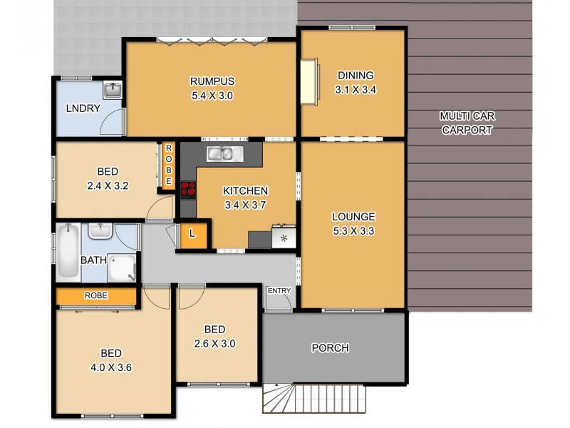 32 Burrell Parade, Blacktown NSW 2148 Floorplan