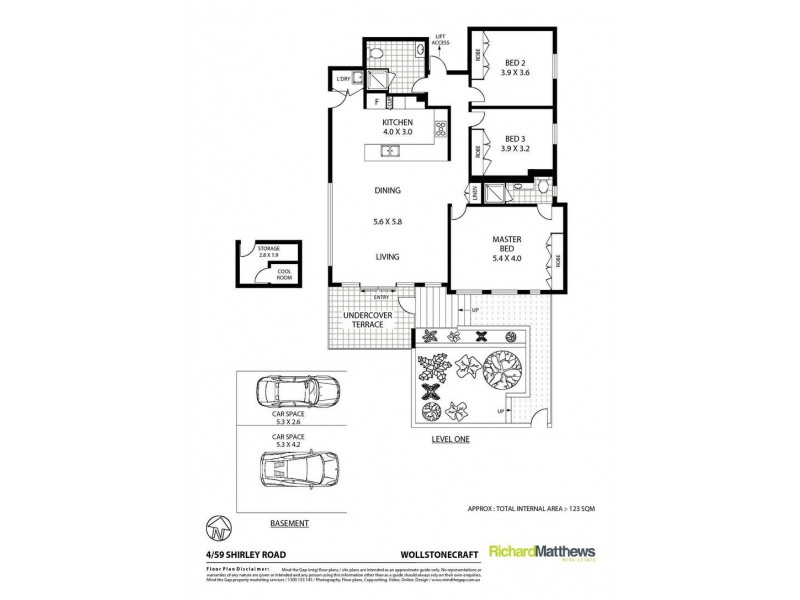 4/59 Shirley Road, Wollstonecraft NSW 2065 Floorplan