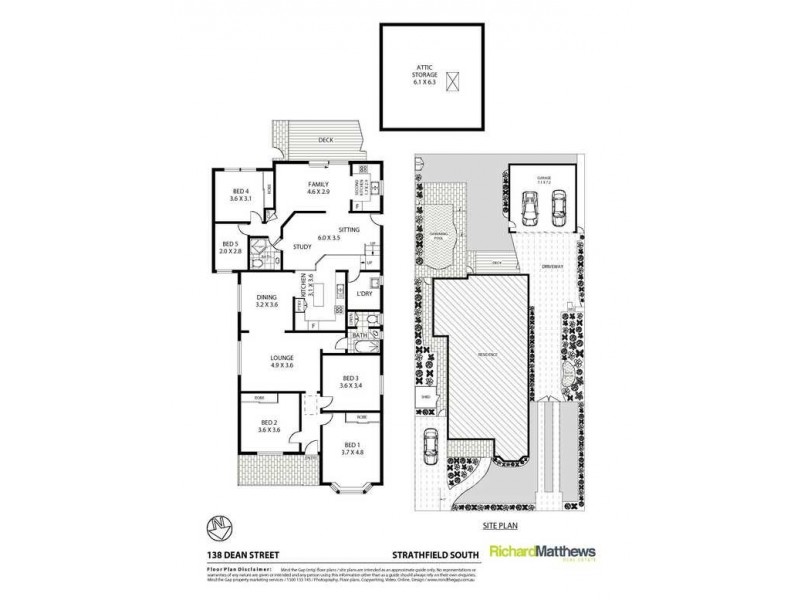 138 Dean Street, Strathfield South NSW 2136 Floorplan